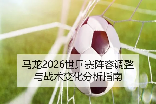 马龙2026世乒赛阵容调整与战术变化分析指南